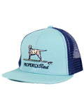 Boy's Surfing Dog Trucker Hat