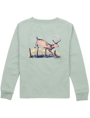 Boys Jumping Buck LS Tee