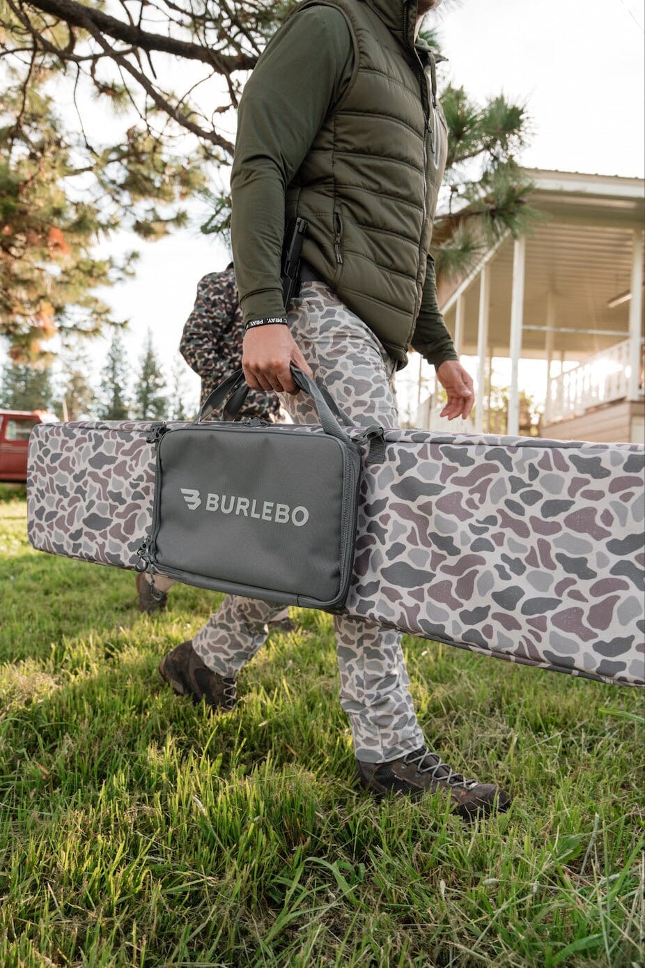 Double Rifle Case - Classic Deer Camo