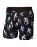 Vibe Xtra Soft Comfort Boxer Brief Fly - Beercade/Black