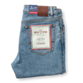 Slim Straight Fit Light Wash Denim