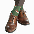 Pine Green w/ Fox Socks - Mid Calf