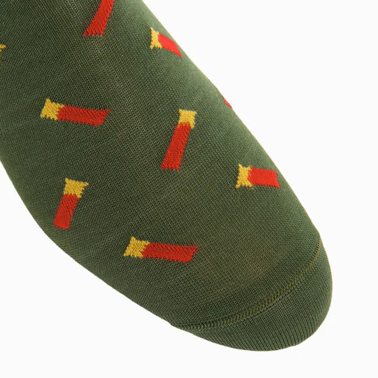 Forest Green w/ Shotgun Shells - Mid Calf