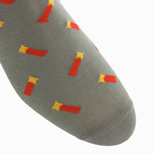 Steel Gray w/ Shotgun Shells - Mid Calf