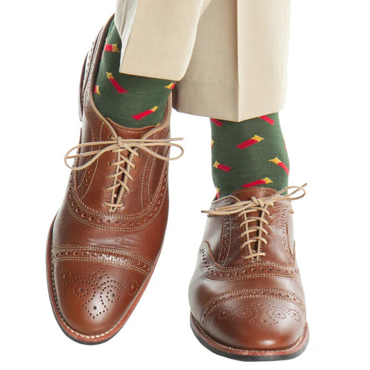 Forest Green w/ Shotgun Shells - Mid Calf